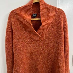 Eileen Fisher Women's Orange Sweater Size: Large